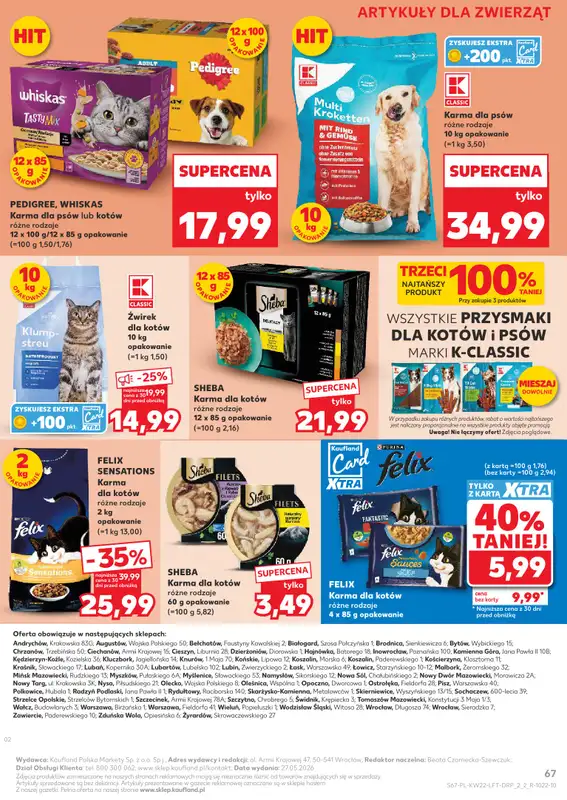 Kaufland - gazetka promocyjna Gazetka Tygodnia  do wtorku 02.06 - strona 67