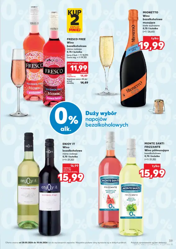 Kaufland - gazetka promocyjna Barek Kauflandu  do środy 10.06 - strona 39