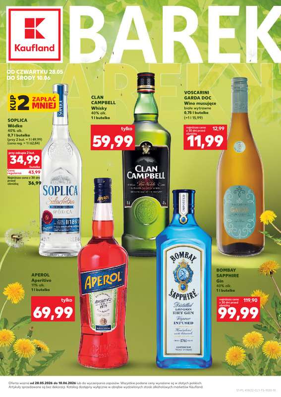 Kaufland - gazetka promocyjna Barek Kauflandu  do środy 10.06