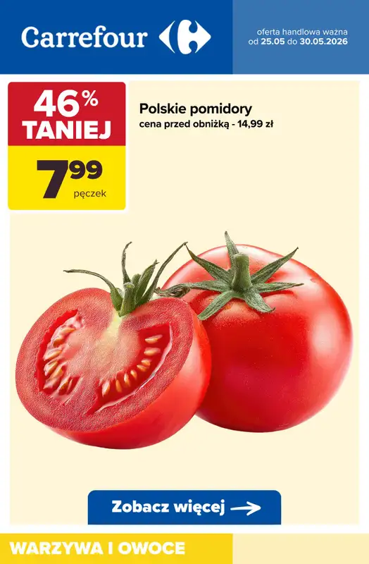 Carrefour - gazetka promocyjna Produkty na KANAPKI - promocje! od wtorku 26.05 do soboty 30.05 - strona 6
