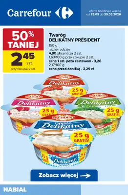 Carrefour - gazetka promocyjna Produkty na KANAPKI - promocje! od wtorku 26.05 do soboty 30.05 - strona 10