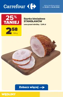 Carrefour - gazetka promocyjna Produkty na KANAPKI - promocje! od wtorku 26.05 do soboty 30.05 - strona 11