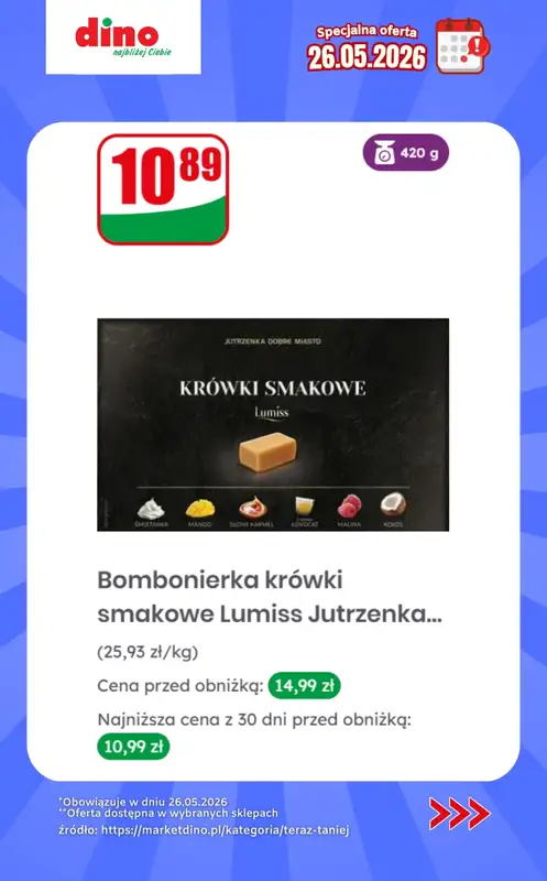 Dino - gazetka promocyjna Specjalna oferta na 26.05.2026 - promocje spoza gazetki od wtorku 26.05 do wtorku 26.05 - strona 6