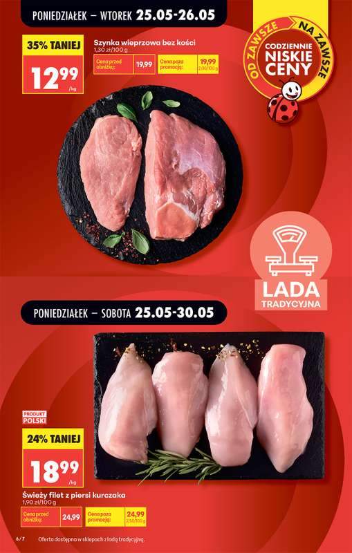 Biedronka - gazetka promocyjna Od poniedziałku, Z ladą tradycyjną od poniedziałku 25.05 do soboty 30.05 - strona 8