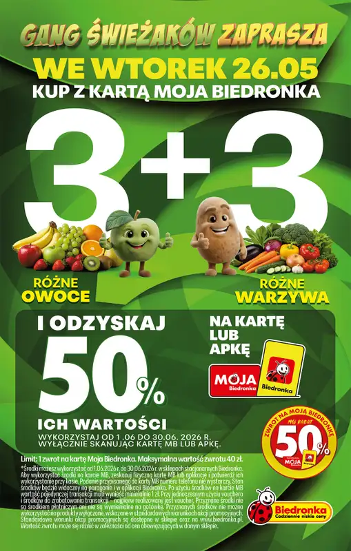 Biedronka - gazetka promocyjna Od poniedziałku, Z ladą tradycyjną   - strona 3