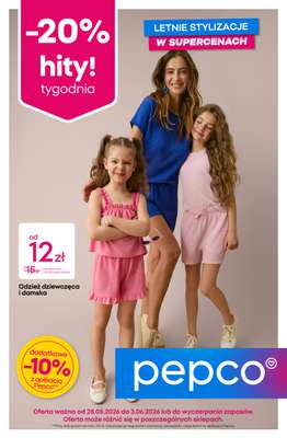 Pepco - gazetka promocyjna Gazetka od czwartku 28.05 do środy 03.06