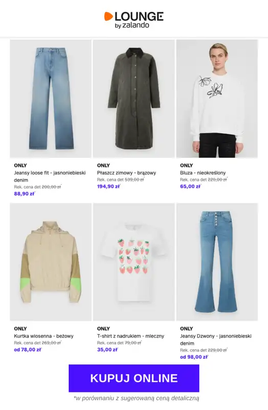Lounge by Zalando - gazetka promocyjna Do -75% Only od wtorku 26.05 do piątku 29.05 - strona 4
