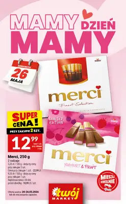 Twój Market - gazetka promocyjna Mamy Dzień Mamy od wtorku 26.05 do wtorku 26.05