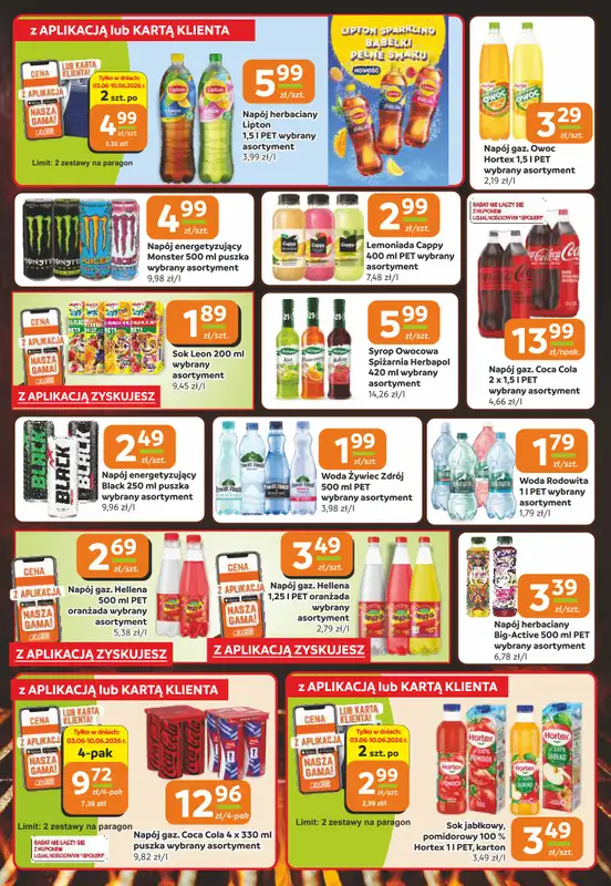 Społem Częstochowa - gazetka promocyjna Gazetka od wtorku 02.06 do wtorku 16.06 - strona 10
