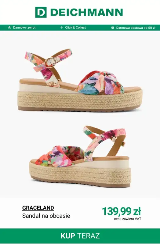 Deichmann - gazetka promocyjna Buty festiwalowe damskie od wtorku 26.05  - strona 13