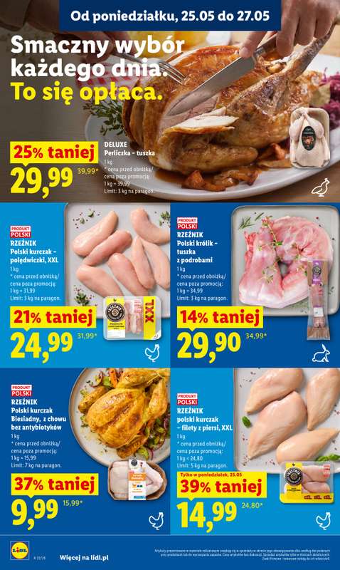 Lidl - gazetka promocyjna Oferta od poniedziałku od poniedziałku 25.05 do środy 27.05 - strona 48
