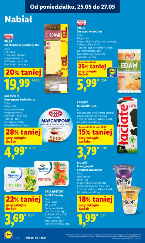 Lidl - gazetka promocyjna Oferta od poniedziałku od poniedziałku 25.05 do środy 27.05 - strona 52