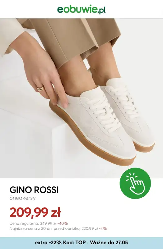 eobuwie.pl - gazetka promocyjna GINO ROSSI & NINE WEST do -33% | Inne marki do -22% od wtorku 26.05 do środy 27.05 - strona 5