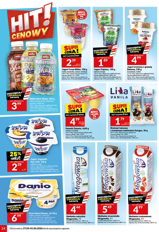 Twój Market - gazetka promocyjna Gazetka od środy 27.05 do poniedziałku 01.06 - strona 24