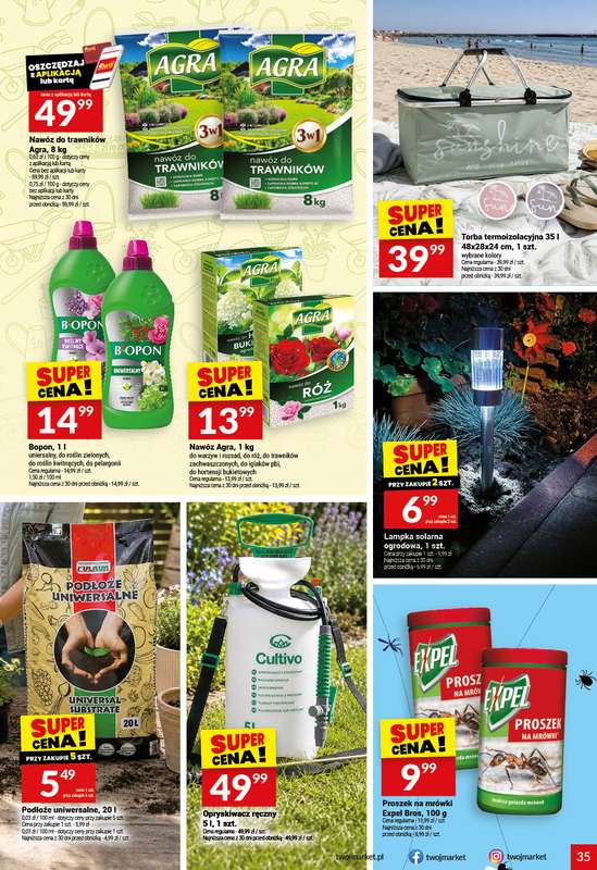 Twój Market - gazetka promocyjna Gazetka od środy 27.05 do poniedziałku 01.06 - strona 35