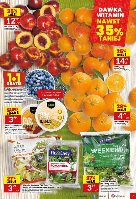 Twój Market - gazetka promocyjna Gazetka od środy 27.05 do poniedziałku 01.06 - strona 7