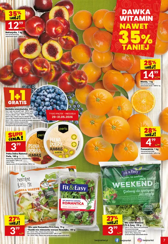 Twój Market - gazetka promocyjna Gazetka od środy 27.05 do poniedziałku 01.06 - strona 7