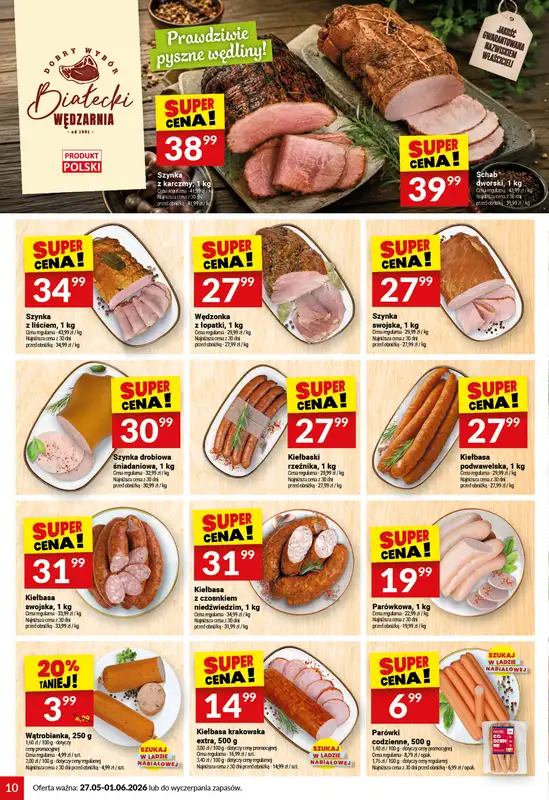 Twój Market - gazetka promocyjna Gazetka od środy 27.05 do poniedziałku 01.06 - strona 10