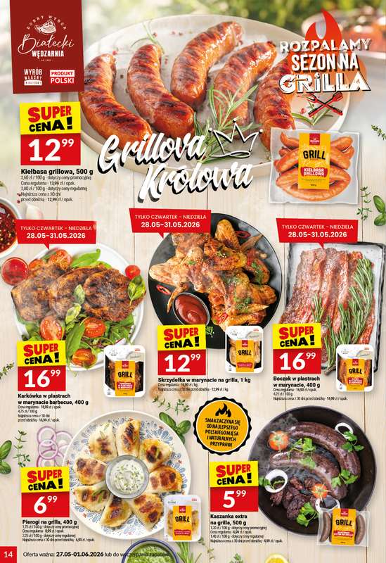 Twój Market - gazetka promocyjna Gazetka od środy 27.05 do poniedziałku 01.06 - strona 14
