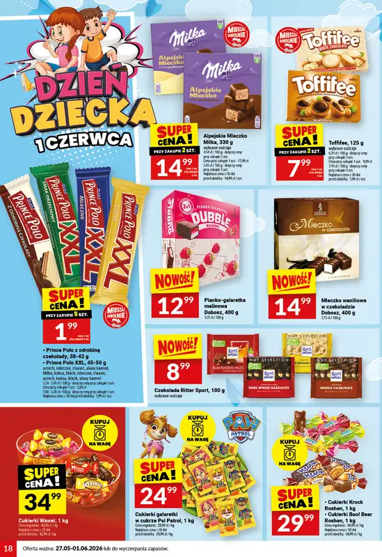 Twój Market - gazetka promocyjna Gazetka od środy 27.05 do poniedziałku 01.06 - strona 18