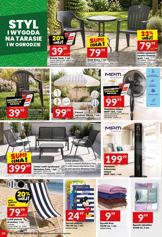 Twój Market - gazetka promocyjna Gazetka od środy 27.05 do poniedziałku 01.06 - strona 34