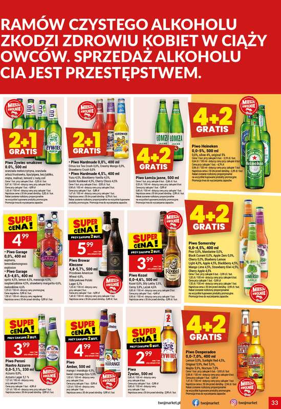 Twój Market - gazetka promocyjna Gazetka od środy 27.05 do poniedziałku 01.06 - strona 33
