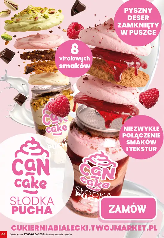 Twój Market - gazetka promocyjna Gazetka od środy 27.05 do poniedziałku 01.06 - strona 44