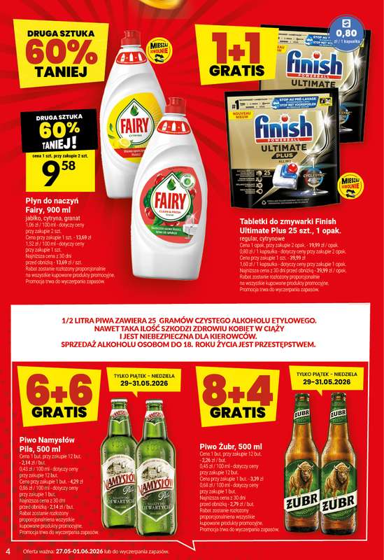 Twój Market - gazetka promocyjna Gazetka od środy 27.05 do poniedziałku 01.06 - strona 4