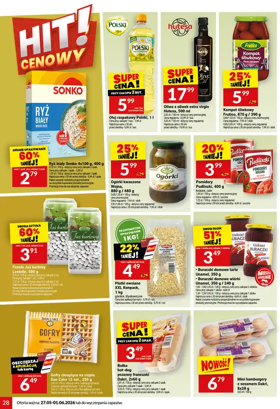 Twój Market - gazetka promocyjna Gazetka od środy 27.05 do poniedziałku 01.06 - strona 28
