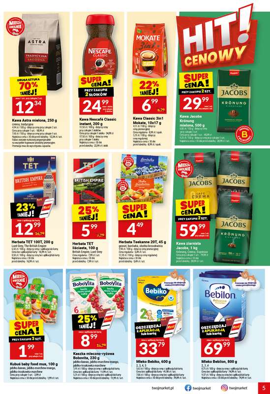 Twój Market - gazetka promocyjna Gazetka od środy 27.05 do poniedziałku 01.06 - strona 5