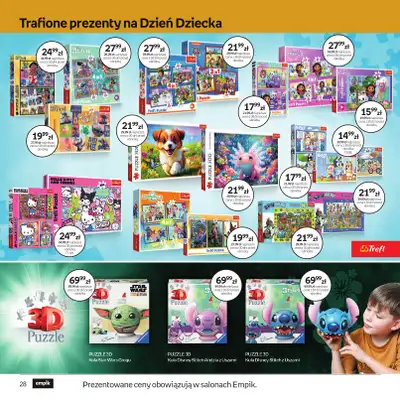 Dzień Dziecka - gazetka promocyjna Empik I Dzień Dziecka od środy 20.05 do wtorku 02.06 - strona 28