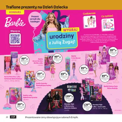 Dzień Dziecka - gazetka promocyjna Empik I Dzień Dziecka od środy 20.05 do wtorku 02.06 - strona 20