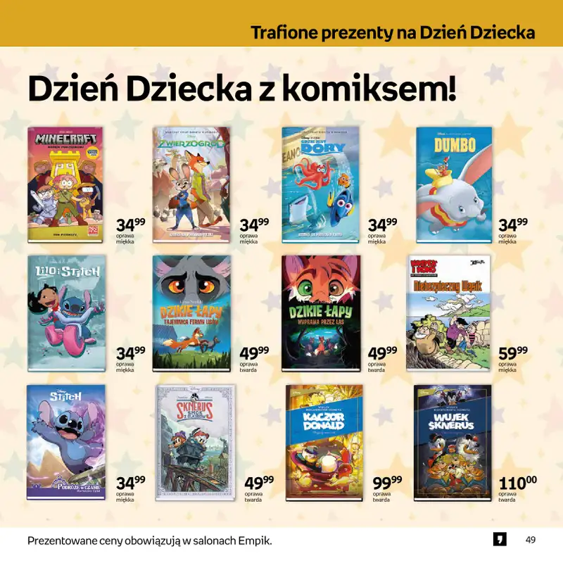 Dzień Dziecka - gazetka promocyjna Empik I Dzień Dziecka od środy 20.05 do wtorku 02.06 - strona 49