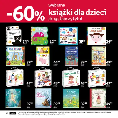 Dzień Dziecka - gazetka promocyjna Empik I Dzień Dziecka od środy 20.05 do wtorku 02.06 - strona 42