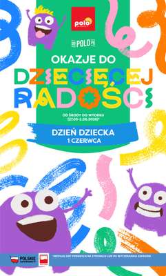 POLOmarket - gazetka promocyjna Okazje do dziecięcej radości od środy 27.05 do wtorku 02.06