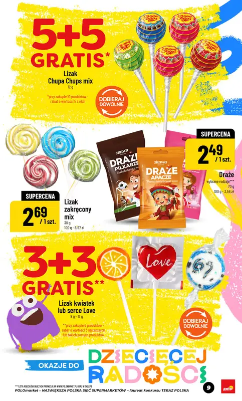 POLOmarket - gazetka promocyjna Okazje do dziecięcej radości od środy 27.05 do wtorku 02.06 - strona 9