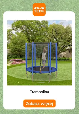 Temu - gazetka promocyjna Trampoliny ogrodowe od wtorku 26.05  - strona 2
