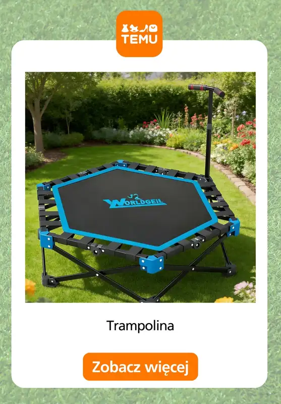Temu - gazetka promocyjna Trampoliny ogrodowe od wtorku 26.05  - strona 4
