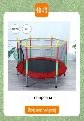 Temu - gazetka promocyjna Trampoliny ogrodowe od wtorku 26.05  - strona 8