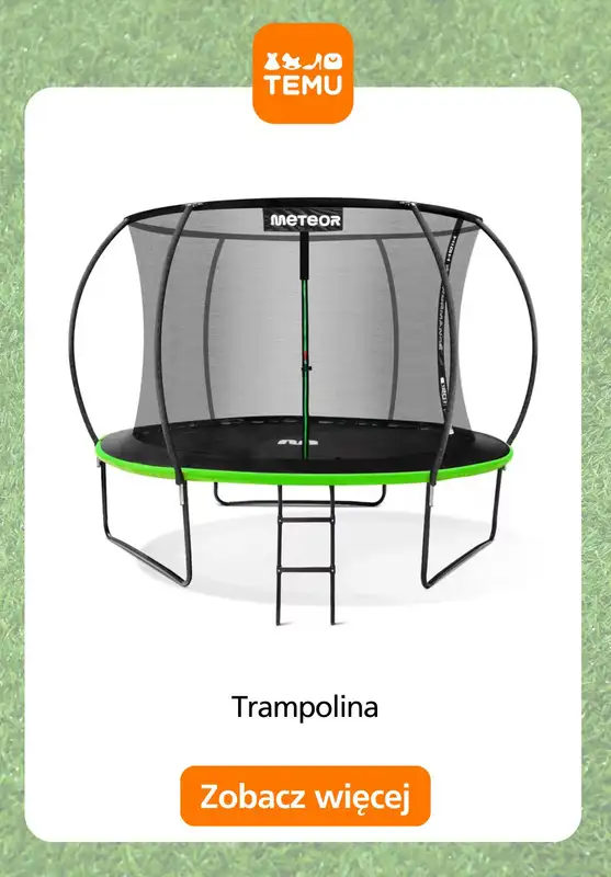 Temu - gazetka promocyjna Trampoliny ogrodowe od wtorku 26.05  - strona 6