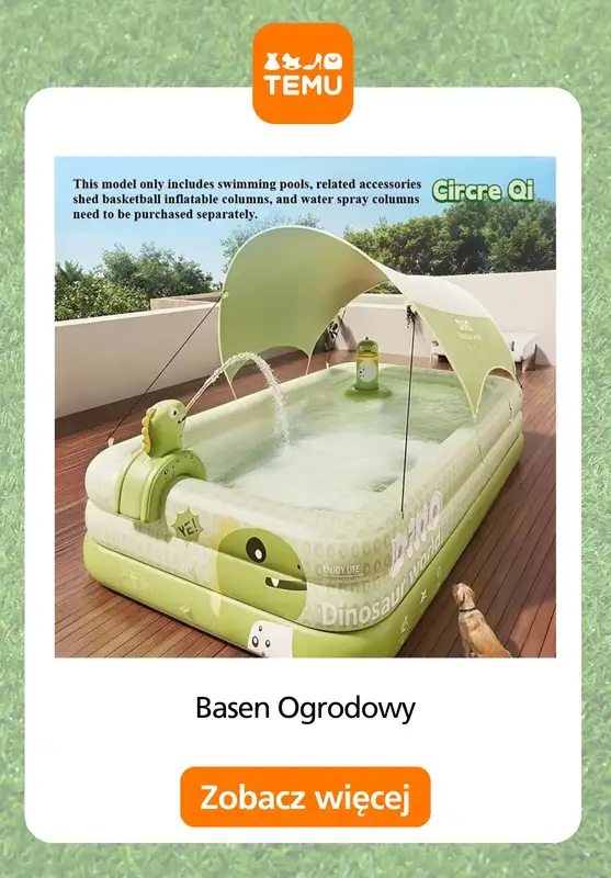 Temu - gazetka promocyjna Baseny ogrodowe od środy 27.05 do środy 10.06 - strona 9