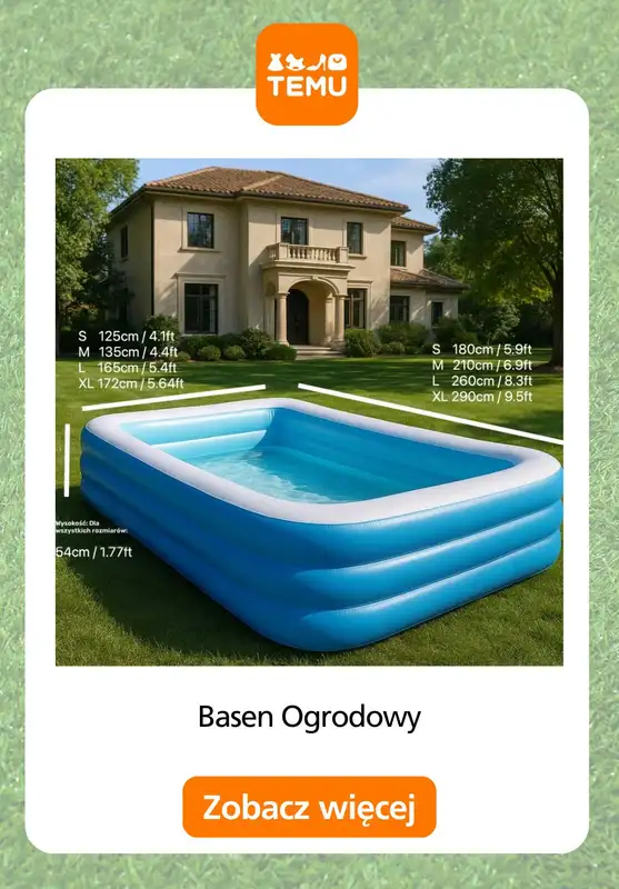 Temu - gazetka promocyjna Baseny ogrodowe od środy 27.05 do środy 10.06 - strona 7