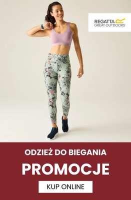 Regatta - gazetka promocyjna Odzież do biegania PROMOCJE od wtorku 26.05 do czwartku 04.06