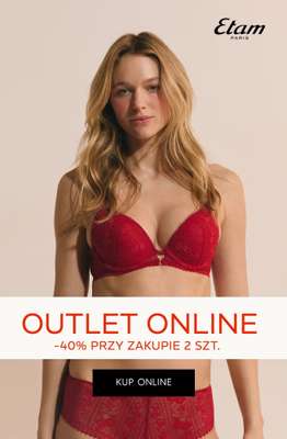 BEST SALE - gazetka promocyjna Etam | Outlet -40% przy zakupie 2 szt. od wtorku 26.05 do niedzieli 31.05