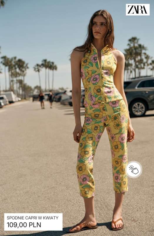 Zara - gazetka promocyjna Spodnie capri damskie od wtorku 26.05  - strona 11