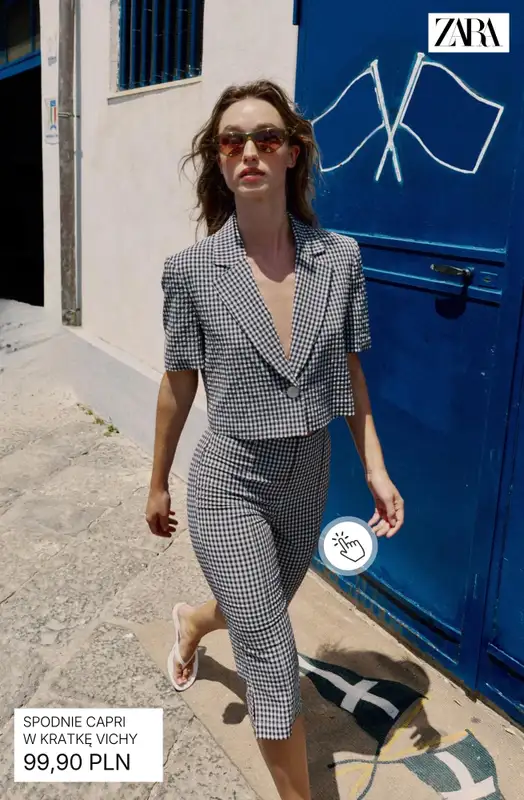 Zara - gazetka promocyjna Spodnie capri damskie od wtorku 26.05  - strona 4