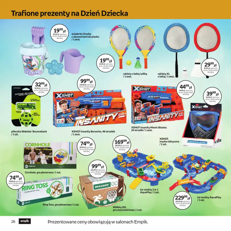 Dzień Dziecka - gazetka promocyjna Empik I Dzień Dziecka od środy 20.05 do wtorku 02.06 - strona 26