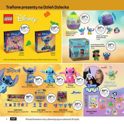 Dzień Dziecka - gazetka promocyjna Empik I Dzień Dziecka od środy 20.05 do wtorku 02.06 - strona 4