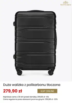 BEST SALE - gazetka promocyjna Wittchen | Dodatkowe -50% na drugą walizkę i plecak od wtorku 26.05  - strona 9