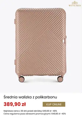 BEST SALE - gazetka promocyjna Wittchen | Dodatkowe -50% na drugą walizkę i plecak od wtorku 26.05  - strona 8